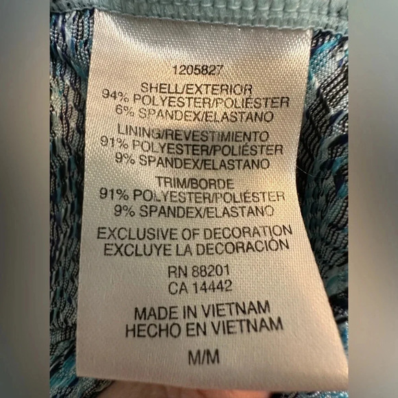 MPG Mondetta Womens blue Athletic Dress Tennis Golf Racerback Built In Bra - Picture 7 of 10